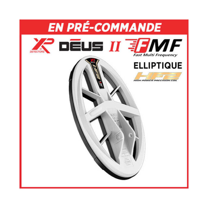 Disque FMF XP Deus II - Elliptique HF2 (24x13cm)